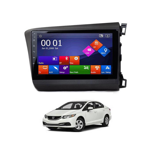 Honda Civic Rebirth O.Tech Android Panel 1+16GB Model 2012-2015