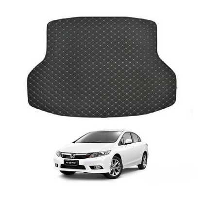 Honda Civic 7d Eco Trunk Mat Stitch Model 2012-2016