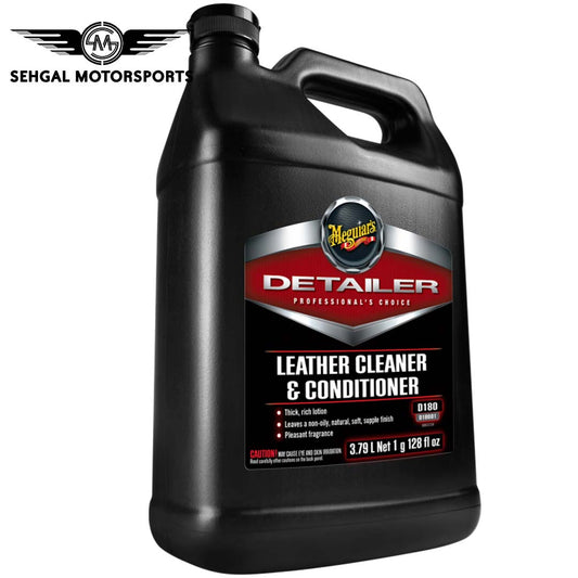 Meguiar's Detailer Leather Cleaner & Conditioner D18001 3.79L