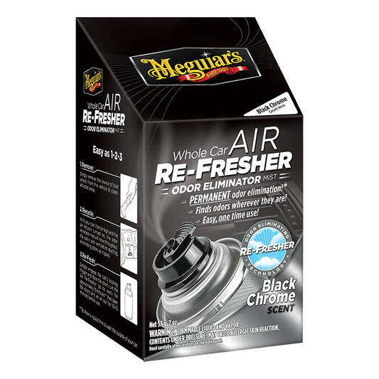 Meguiar's Whole Car Air Re-Fresher - Black Chrome Scent G181302