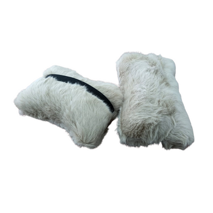 Motor Sports Neck Rest Cushion Fur (Pair)