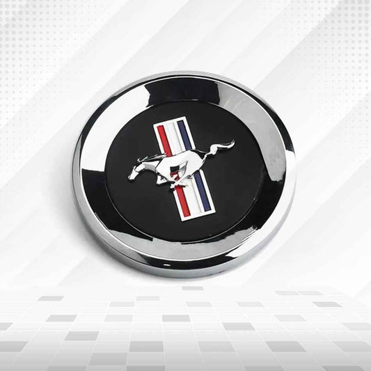 Mustang Steering Logo (Metal)