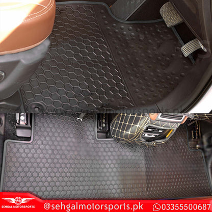 Proton Saga Rubber Floor Mat Black Model 2020-2022