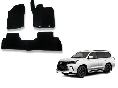 Lexus LX570 Carpet Floor Mats Black
