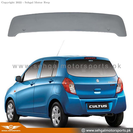 Suzuki Cultus Roof Spoiler Un-painted (PK) Model 2017-2022