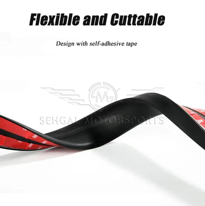 Custom Flap 1450 Car Trunk Spoiler 3.5cm Wide Tail