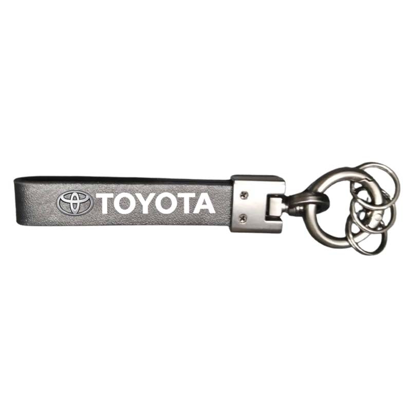 Premium Car Logo Leather Strip Key Ring | Sehgal Motorsports