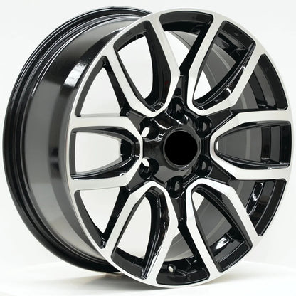 Toyota Hilux Revo Alloy Rim GR Style 18" Silver Black Model 2018-2026