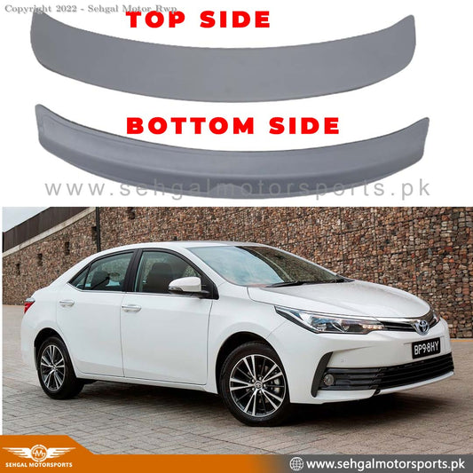 Toyota Corolla Jumbo Trunk Spoiler (Fiber) Model 2017-2021