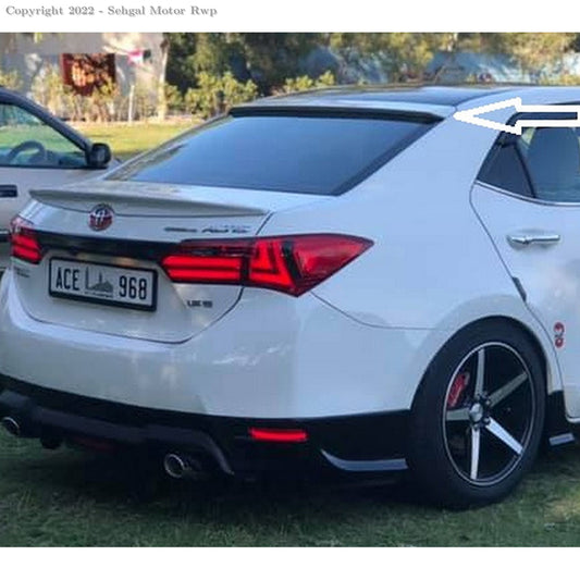 Toyota Corolla Roof Spoiler (Un-Painted) (PK) Model 2017-2020