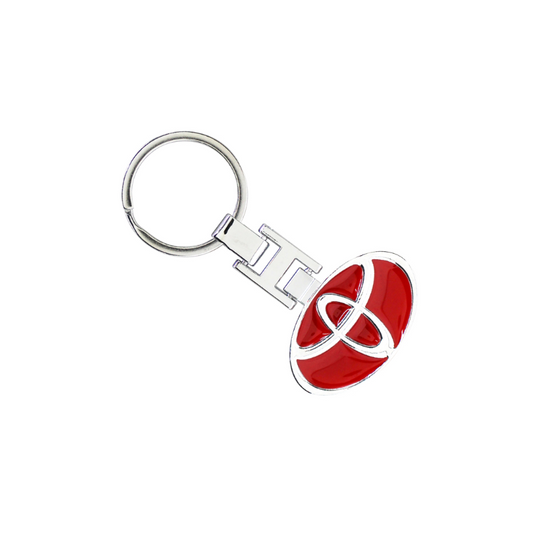 Toyota Metal Key Chain - Red