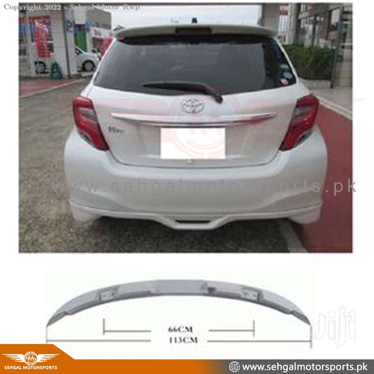 Toyota Vitz Roof Spoiler Un-painted (PK) Model 2022-2023