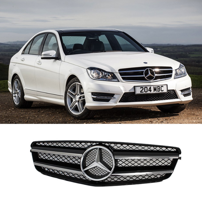 Mercedes-Benz C-Class W204 Front Grill 2011-2014