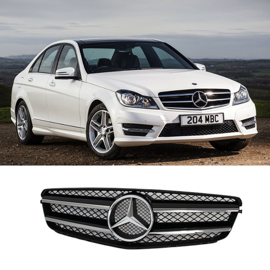 Mercedes-Benz C-Class W204 Front Grill 2011-2014
