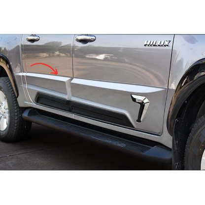 Toyota Hilux Revo Body Cladding Rbs White (Thailand) Model 2017-2021