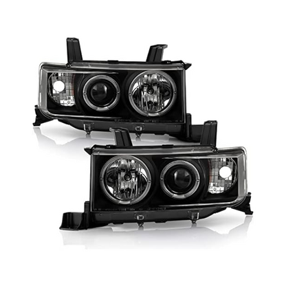 Toyota Land Cruiser FJ80 Head Light Black Taiwan Model 1992-1996