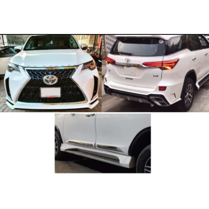 Toyota Fortuner Body Kit Lexus Style V3 Model 2016-2020 – Sehgal ...