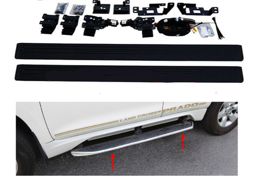 Toyota Prado FJ150 Side Steps Automatic Model 2009-2023