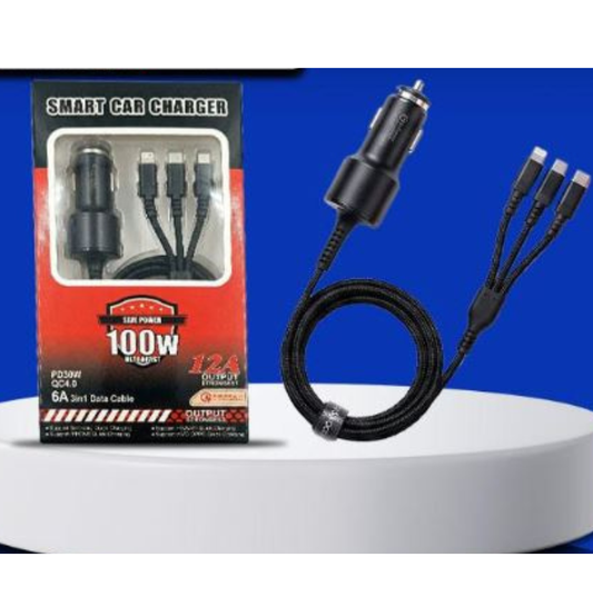 AAA Universal Car Charger 3 in 1 100 W
