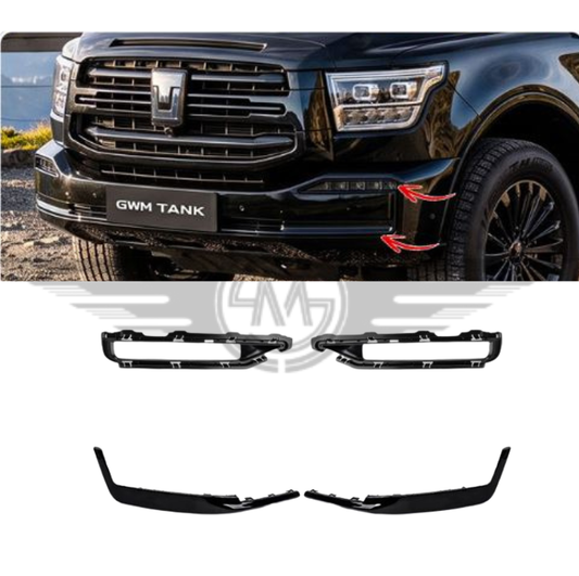GWM Tank 500 Front Bumper Trims Black (4 Pcs)