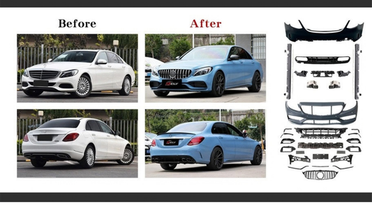 Mercedes Benz C Class W205 C63 AMG Body kit Model: 2019-21
