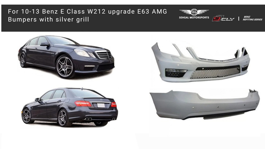 Mercedes Benz E Class W212  E63 Complete Bumpers Model: 2010-2013