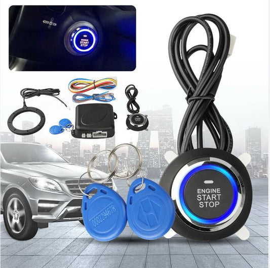 Car Keyless Entry Push Start Button Kit