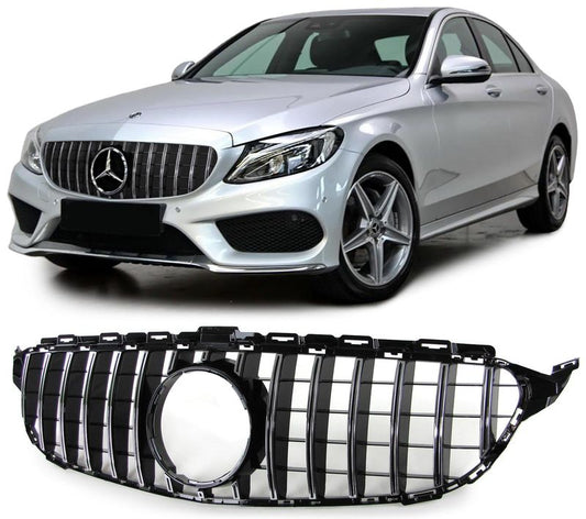 Mercedes Benz C Class W205 Front Grill GT Style 2014-2020