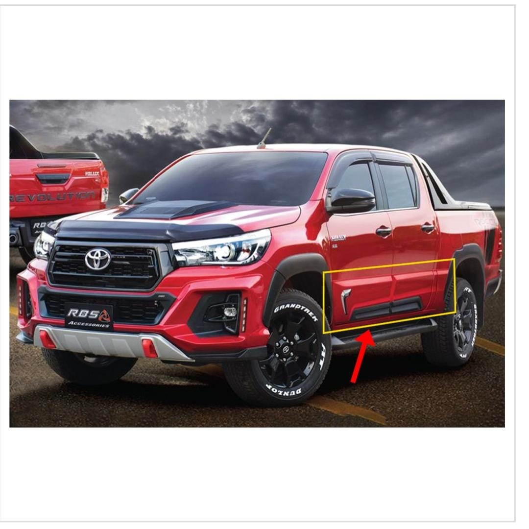 What's Body Cladding Toyota Hilux Revo Body Cladding Rbs White (Thailand) Model 2017-2021 ...