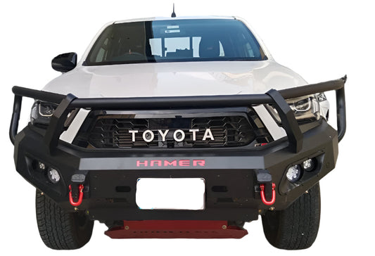 Toyota Hilux Revo / Rocco Hamer Front Bumper (With Glasses) Model: 2022-2025
