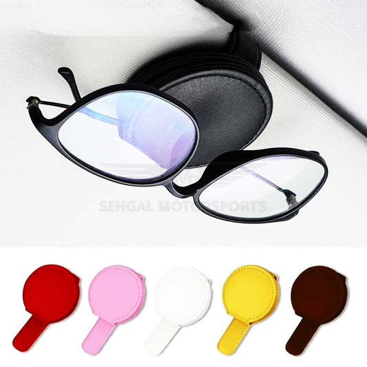 Motorsports Multi Shape Colored Sun Visor Glasses Holder (Single)