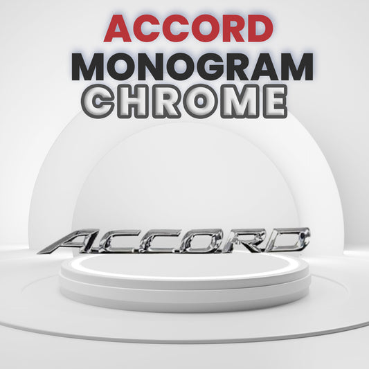 "Accord" Monogram (Chrome)