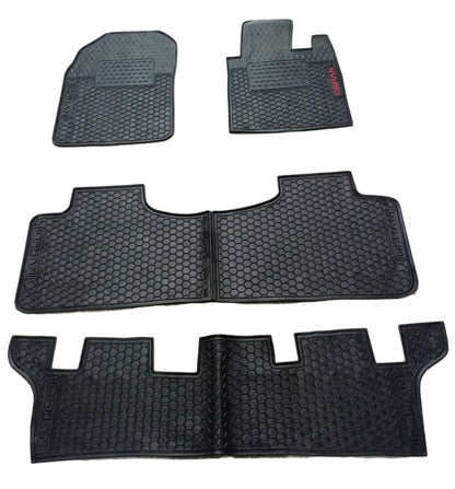 Changan Oshan X7 Rubber Floor Mats Black (7 Seaters) Model 2022-2024