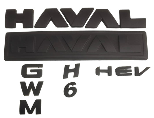 Haval H6 Black Black Monogram Set