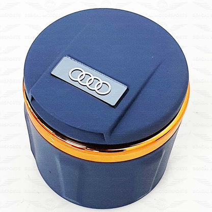 Portable Multi Color Car Ashtray Small With LED (with your Car Logo)