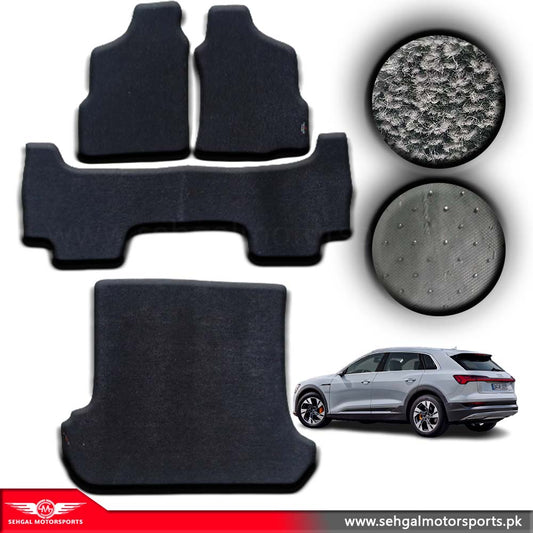 Audi E Tron Carpet Floor Mat Special Black/Gray Model 2014-2017