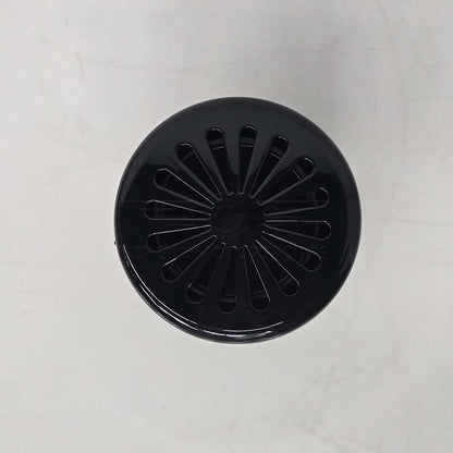 Portable Premium Ceramic Car Ashtray Black & Carbon Fiber Large (With LED)