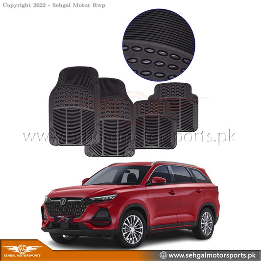 Changan Oshan x7 Rubber Floor Mat Black Model 2022-2024