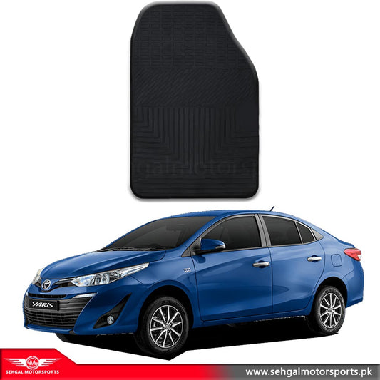 Toyota Yaris Rubber Floor Mats Model 2019-2023