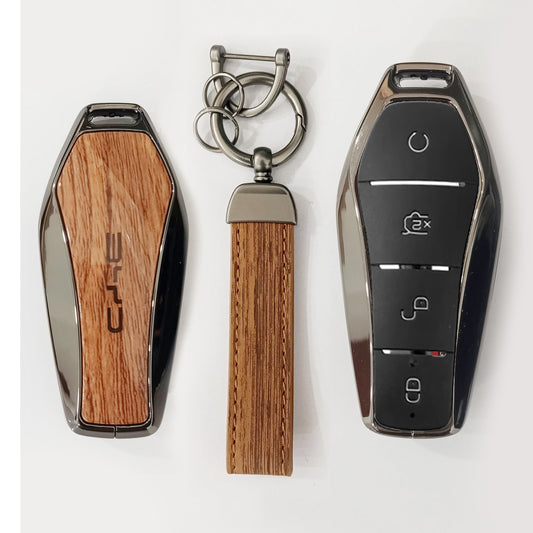 BYD Seal 6 Zinc alloy Wood Key cover (Multicolor)