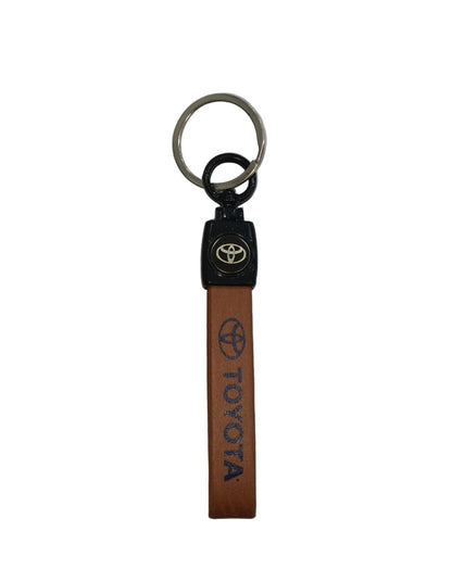 Leather Strap Key Chain Slim
