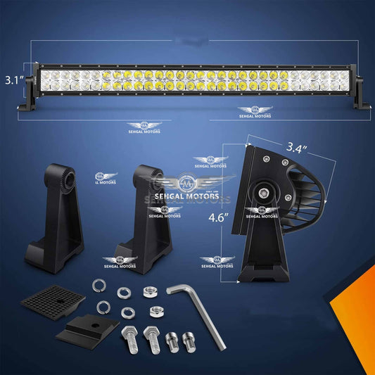 LED Bar Light Double FY-4878 with 100 LEDs 47 Inch (white)