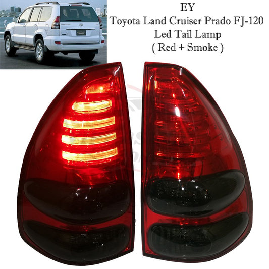 Toyota Prado FJ120 Back Light Red Smoke V2 Model 2002-2008 (Taiwan)