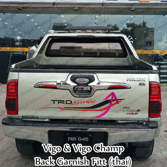Toyota Hilux Vigo Back Garnish Fit Thai