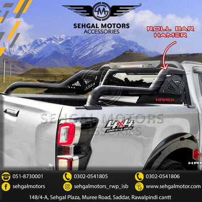 Toyota Hilux Revo Roll Bar Hamer Style V2 Model 2017-2024