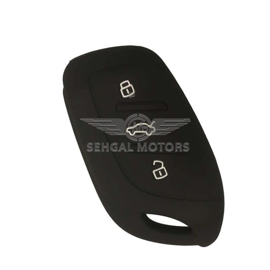 MG Silicone Protection Key Cover Black with White Buttons Model 2020-2021