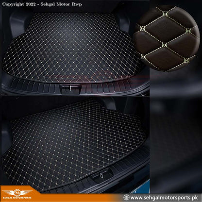 Toyota Prius 7D ECO trunk Mat Black (with Black OR Beige Stitch) Model 2009-2018