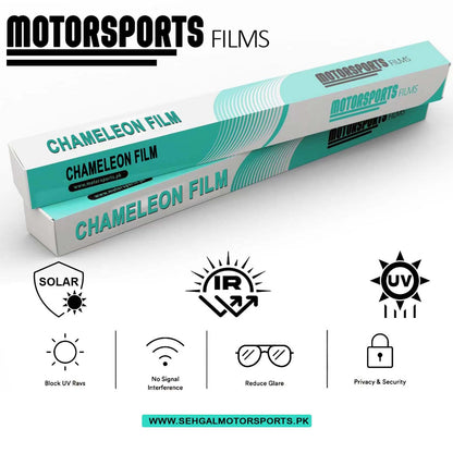 Chameleon Colored Windows Films CH-02M Blue