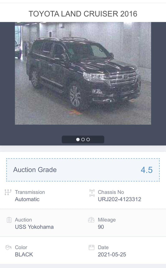 Toyota Land Cruiser zx 2016