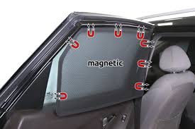 Land Cruiser FJ200 Magnetic Side Window Sunshades Model: 2009-18